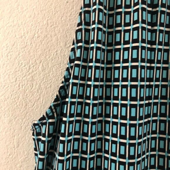 Max Edition Patterned Border Print Halter Dress M - Picture 5 of 7